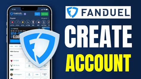 Creating a FanDuel account .